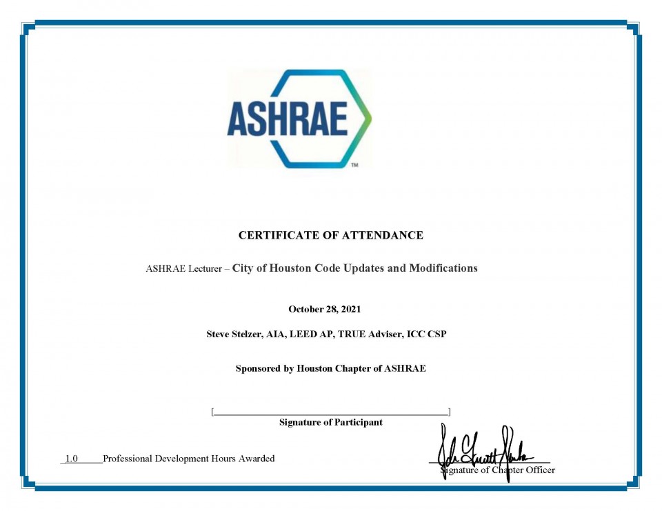 ASHRAE Houston - Meeting/Event Information